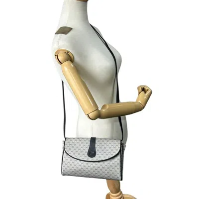 Pre-owned Gucci Navy Pvc Leather Shoulder Bag () In Blue