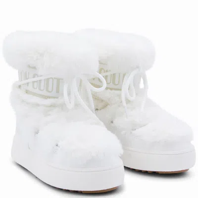 Moon Boot Boots Light And Natural In White