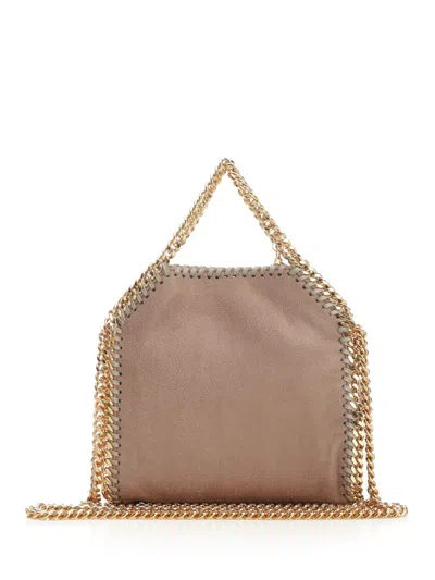 Stella Mccartney Borsa Tote Micro Falabella Handbags Beige In Pink