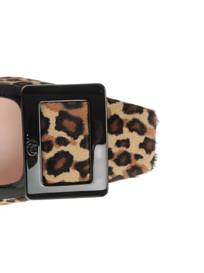 Roger Vivier Chic Slingback Block Heel Pump In Multi