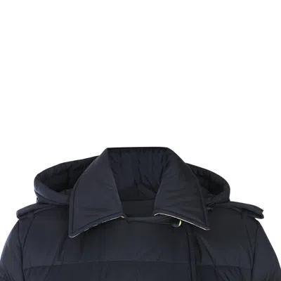Burberry Coats Blacks And Greys In Blue