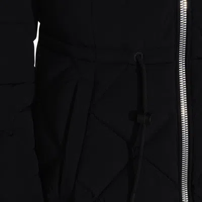 Mackage Fur Hooded Quilted Coat In Black