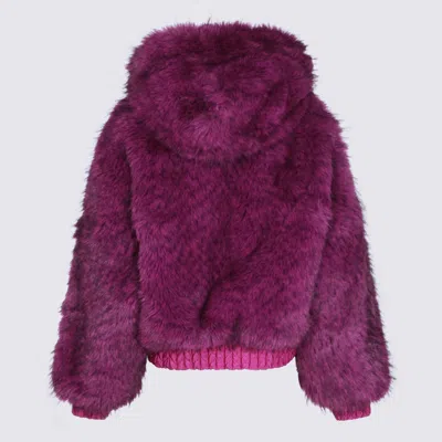 Goldbergh Coats Blue And Green In Purple