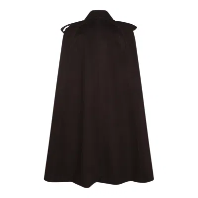 Burberry Coats Cog Brown Melange In Brown
