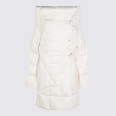 Add White Down Jacket In White