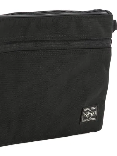 Porter Yoshida Black Nylon Crossbody Bag