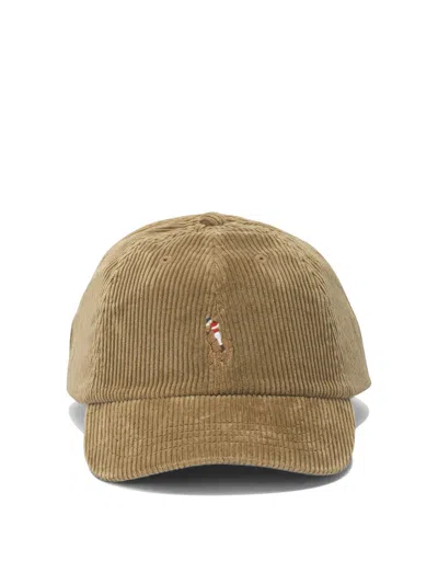 Polo Ralph Lauren Cubdppcs-long Sleeve-sport Shirt Hats Beige In Brown