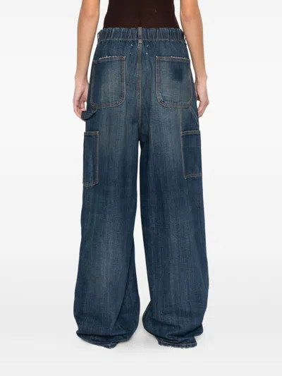 Maison Margiela Denim Cotton Jeans In Blue