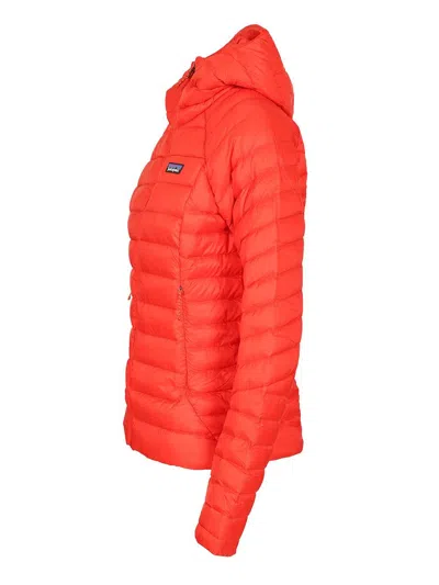 Patagonia Down Sweater™ Hoody Coats Red In Orange