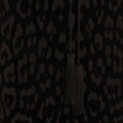 Roberto Cavalli Dresses Blacks And Greys In Black