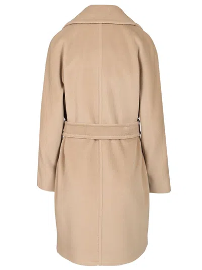 Max Mara Dressing Gown Coat Coats Beige In Brown