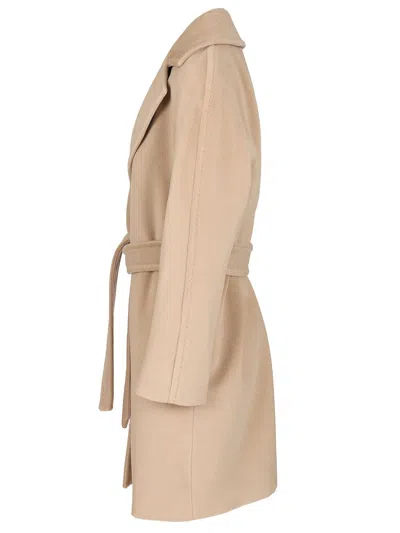 Max Mara Dressing Gown Coat Coats Beige In Brown