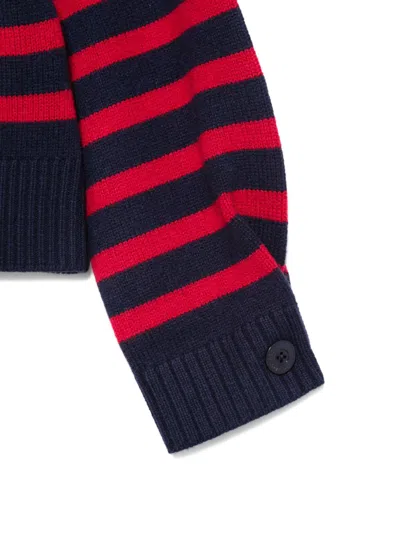 Semicouture Elisa Wool Blend Turtle-neck Jumper In Multi