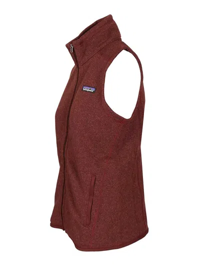 Patagonia Full-zip Vest Jackets Bordeaux In Brown