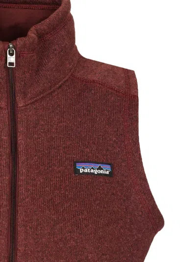 Patagonia Full-zip Vest Jackets Bordeaux In Brown