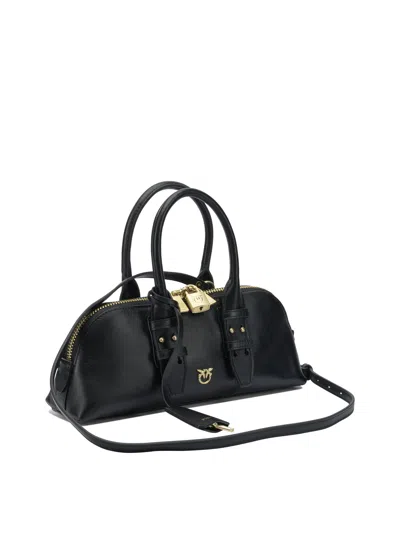 Pinko Small Hand Bag Escape Bag Baguette In Leather In Black