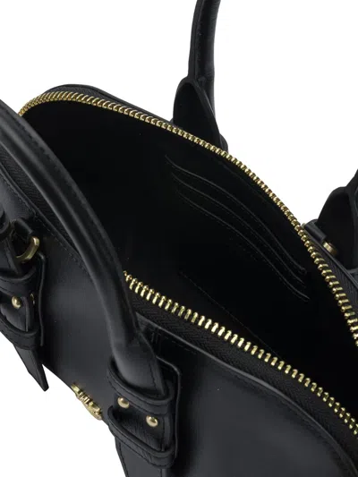 Pinko Small Hand Bag Escape Bag Baguette In Leather In Black
