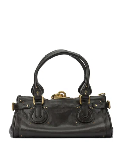 Chloé Handbags Brown In Black