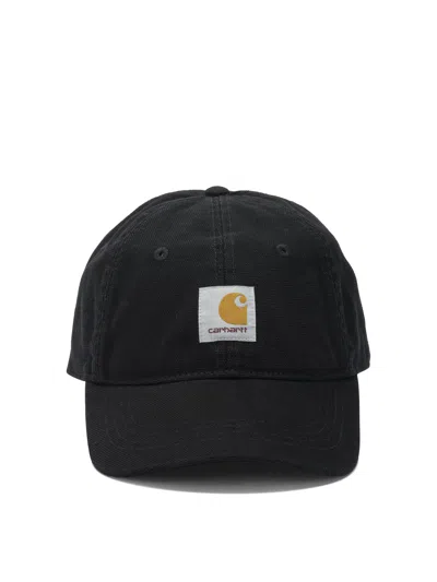Carhartt Work In Progress Icon Adjustable Baseball Cap In Black