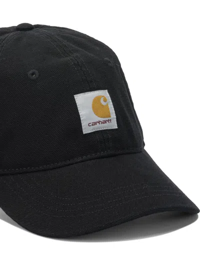 Carhartt Work In Progress Icon Adjustable Baseball Cap In Black
