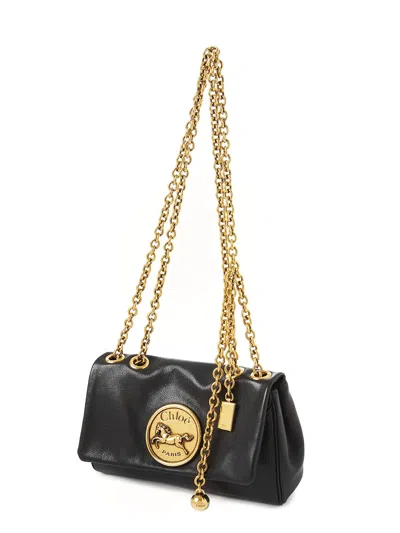Chloé Chloe Small Heritage Shoulder Bag In Grained Leather