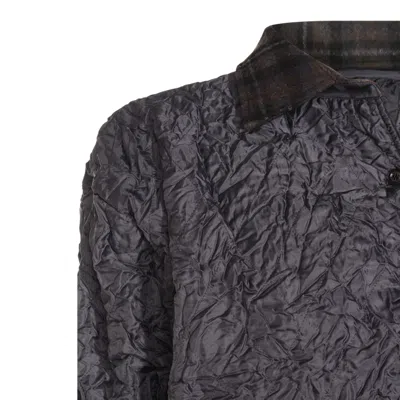 Maison Margiela Dark Grey Wool Casual Jacket In Gray