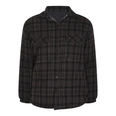 Maison Margiela Dark Grey Wool Casual Jacket In Gray