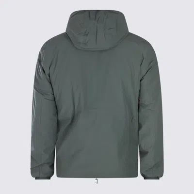 K-way Giacche Green Blackish-green Oak In Green