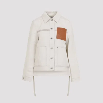 Loewe Utility Jacket With Chest Pocket And Cuffs In Neutral