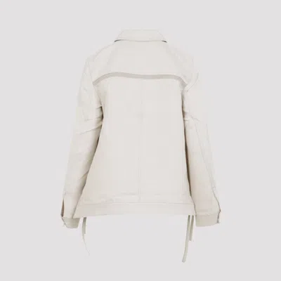 Loewe Utility Jacket With Chest Pocket And Cuffs In Neutral