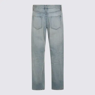 Fear Of God Light Blue Cotton Jeans In Purple