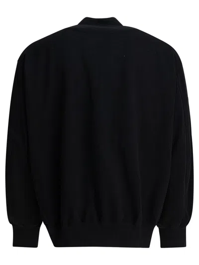 Comme Des Garçons Homme Deux Knitwear With Ribbed Cuffs And Hem In Black