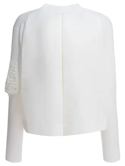 Sacai Knitwear In White