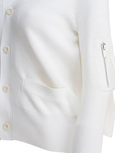 Sacai Knitwear In White