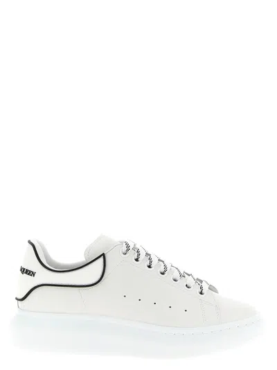 Alexander Mcqueen Leather Chunky Sneakers In White