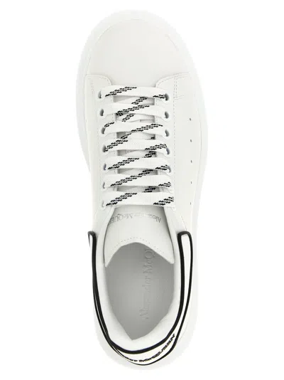Alexander Mcqueen Leather Chunky Sneakers In White