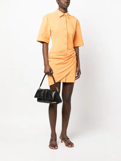 Jacquemus Le Bambimou Leather Shoulder Bag In Black