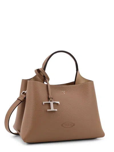 Tod's Leather Shoulder Bag In Brown
