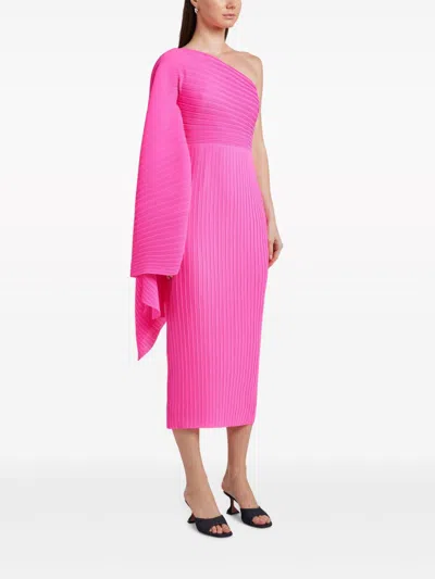 Solace London Lenna Midi Dress In Multi