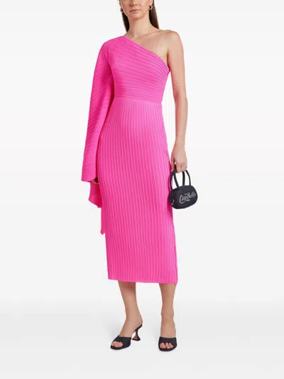 Solace London Lenna Midi Dress In Multi