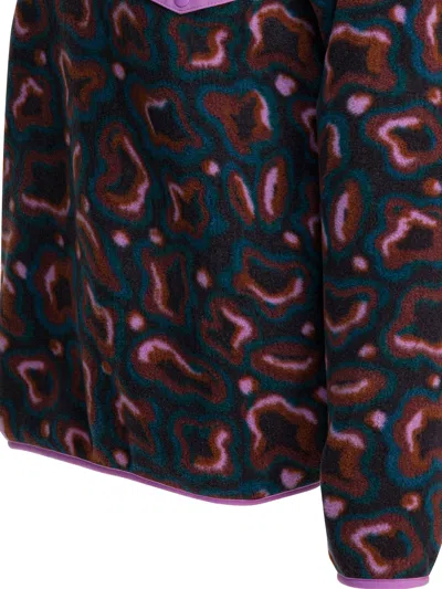 Patagonia Lightweight Synchilla Snap-t Fleece Jackets And Coats Purple In Multi