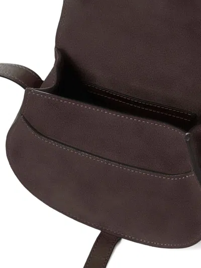 Chloé Small Marcie Saddle Bag In Suede Leather