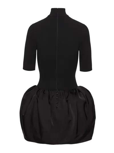 Magda Butrym Mini Dress With Balloon Skirt In Multi