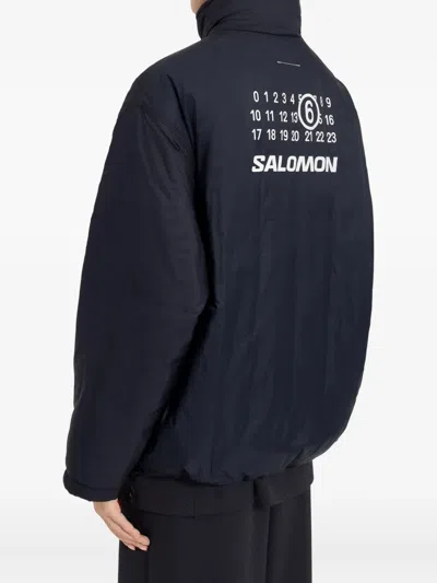 Mm6 X Salomon Mm6 Maison Margiela X Salomon X Salomon Quilted Bomber Jacket In Animal Print