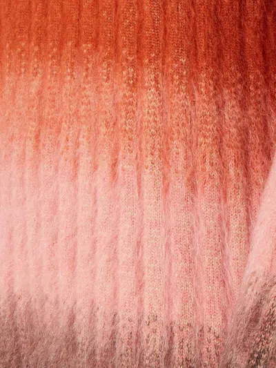 Fendi Mohair And Wool Blend Sweater In Animal Print