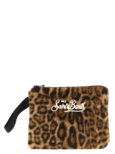 Mc2 Saint Barth Pareasy Clutch Brown In Orange