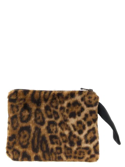 Mc2 Saint Barth Pareasy Clutch Brown In Orange