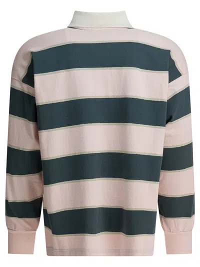 Autry Pink Cotton Polo Shirt In Green