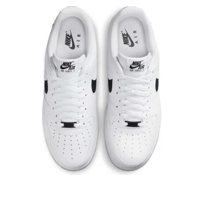 Nike Air Force 1 Low Nylon Swoosh 'white Black' In Multi
