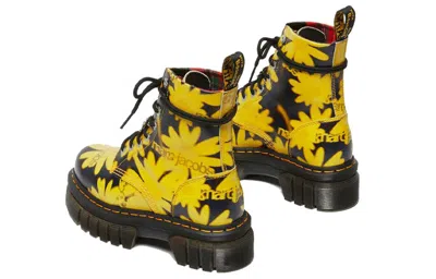 Dr. Martens (wmns)  Audrick X Heaven By Marc Jacobs Daisy Platform Boots 'black Yellow' In Multi
